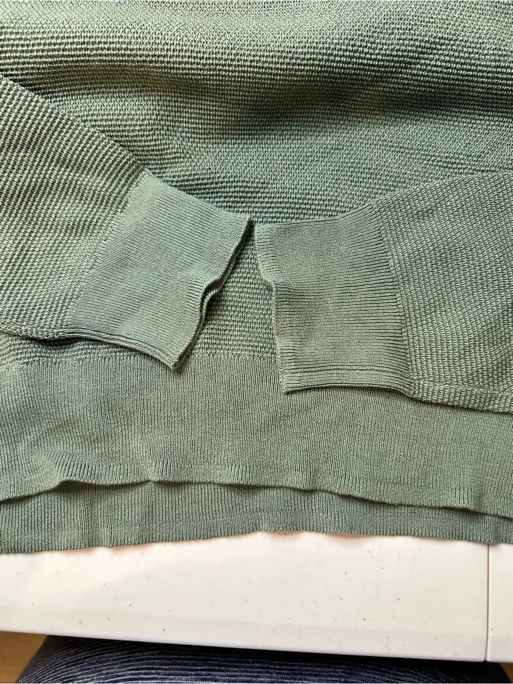 NWT J. Crew Lightweight Green Crew Neck Sweater - Size L